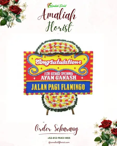 Sewa Papan Bunga Bawak